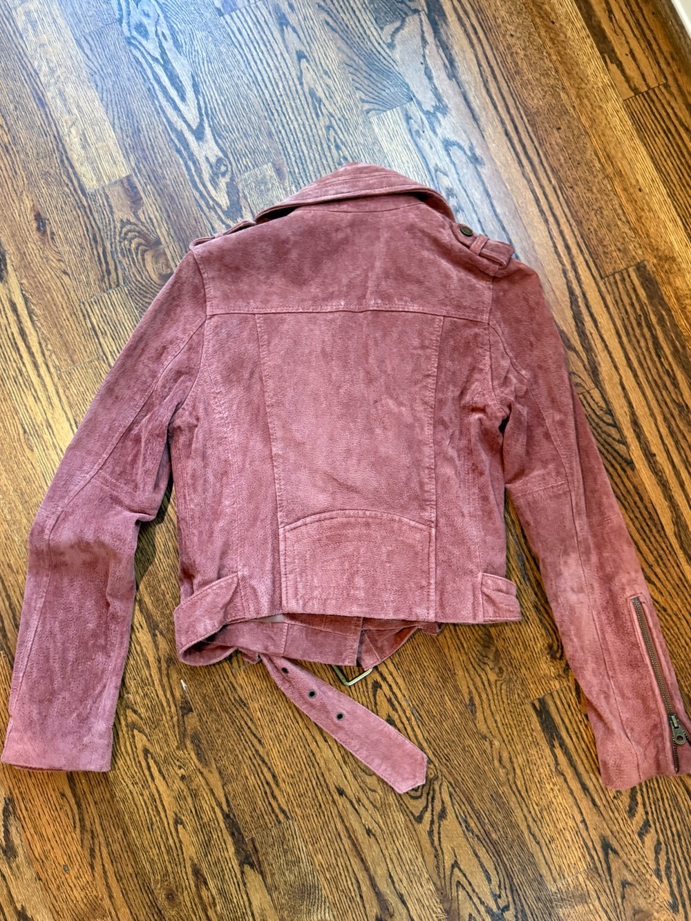 Vigoss Suede Leather Moto Jacket XS - Picture 5 of 5